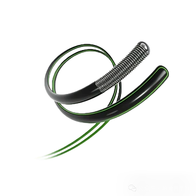 畅涂™ 系列亲水涂层在心血管介入导管上的应用实物：导丝表面润湿状态