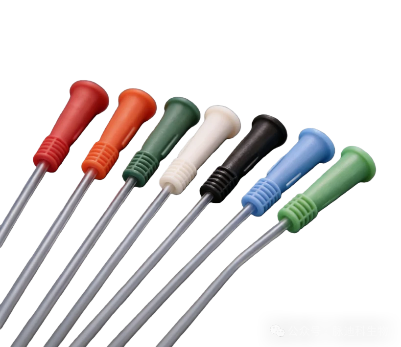 优涂™ 系列亲水涂层在泌尿与外科器械上的应用实物：不同规格导管末端实物